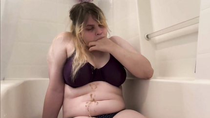 CHUNKY VOMIT IN THE BATH