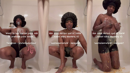 WATERMELONSOUR EBONY EMETO MILKY PUKE SHOWER