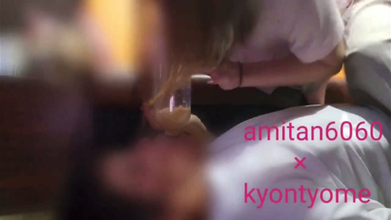 PETITE WOMAN FILLS BOTTLE ONCE AGAIN WITH PUKE