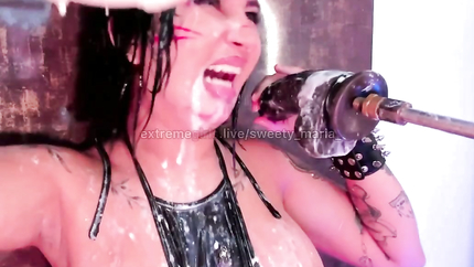 CAMGIRL DRINKING BOWLS OF VOMIT