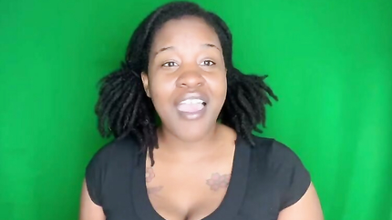EBONY GIRL DRINKS SPRITE AND BURPS IT UP