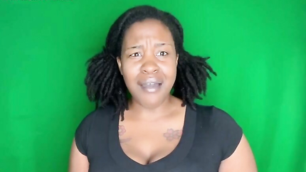 EBONY GIRL DRINKS SPRITE AND BURPS IT UP