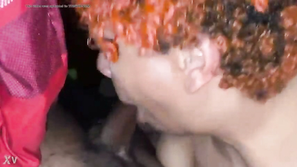 SHE THREW UP ON DICK