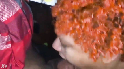 SHE THREW UP ON DICK