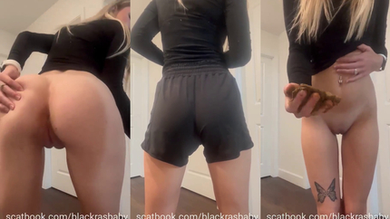 Messing my shorts then squishing it