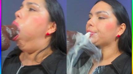 SEXY LATINA CAMGIRL EMPTY HER GUTS