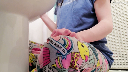 ME GAGGING INTO THE TOILET