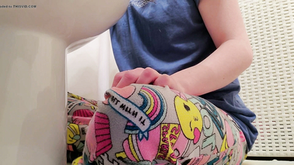 ME GAGGING INTO THE TOILET