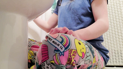 ME GAGGING INTO THE TOILET