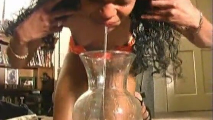 EBONY GIRL PUKE