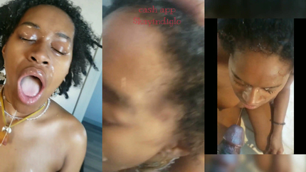 EBONY SLUT IN HER FIRST HARDCORE PORN PUKING