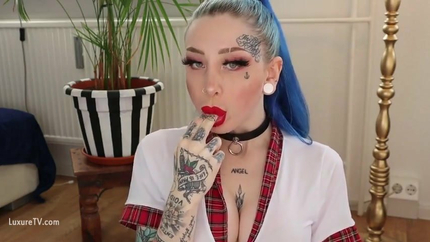 PUKING ON HER CUTE OUTFIT