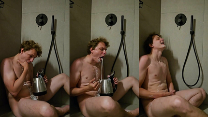 VOMIT IN THEEPOT AND DRINKING IT