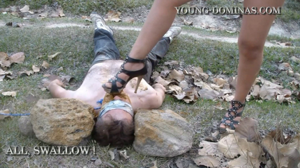 Toilet Slave Outback Walk Part 3 HD. P1