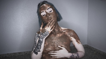 Really Dirty Girl with SHIT