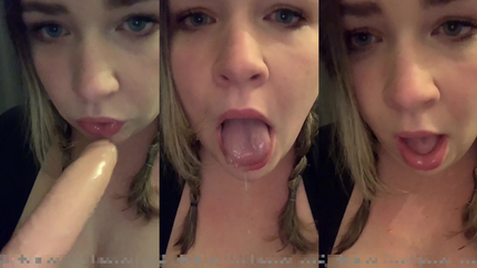 CHUBBY BLOND DEEPTHROATS, PUKES, MED QUALITY