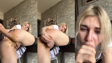 Dirty anal, blowjob, puke in schoolgirl outfit Porn P1