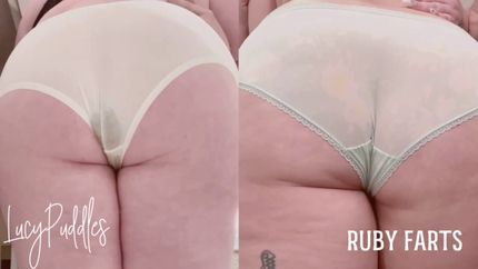 Girlfriends Kissing with Dirty Panties POV P1