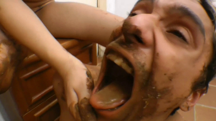 Scat Boy Swallow Real video - By Sabrina Castro P1