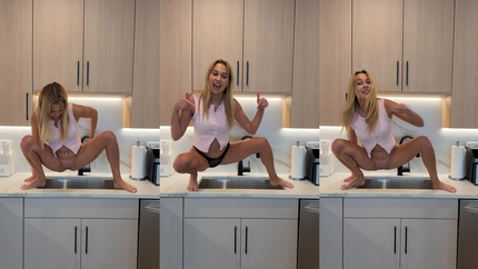Peeing in my airbnb sink