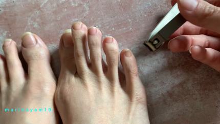 Cut my toenails, shit on them , Mix