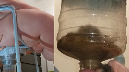 Chugging LITERS of my poop-flavored pee