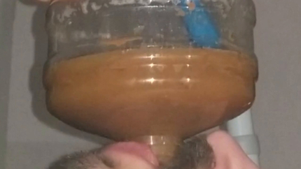 Chugging LITERS of my poop-flavored pee