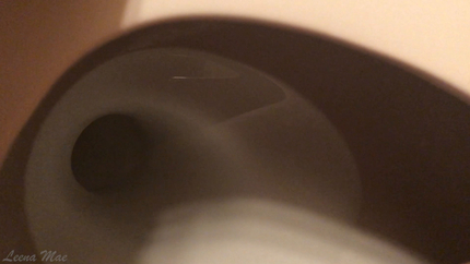 Farting in the toilet