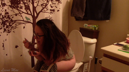 Farting in the toilet