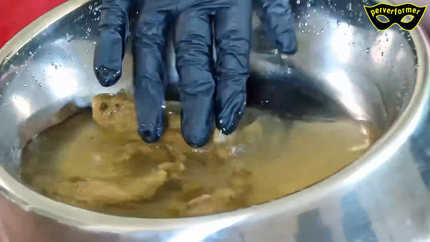 Filling the Scat Dildo and Smeared Dirty Face Ride