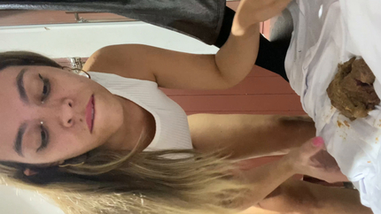 SHITTING in the dressing room of a clothing store