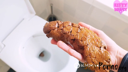 Kitty Skatt - Asmr Massive Log Falls On Floor Squatting, Again!