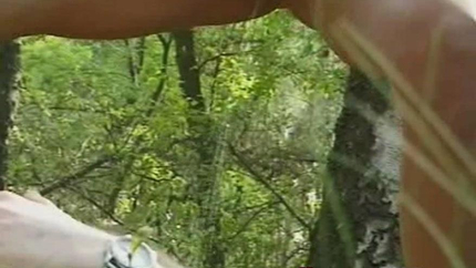 Fanny Steel - Two Girls Piss A Man In The Wood