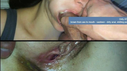 Sasiteen - Dirty ATM brown from ass to mouth