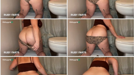 Ruby - Double Filled Panty Poop POV P1