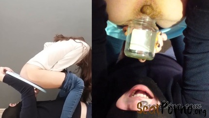 suppkakiem - Alina is powerful pooping in mouth after constipation 4 days