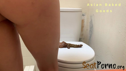 Marinayam19 - Shit side ways on the toilet seat