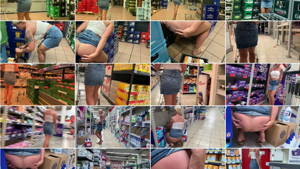 Devil Sophie - Kack and piss sauerei in the middle of the shop - Anale Bockwurst introduction