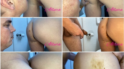 Allura - Shit in his mouth for breakfast dirty anal