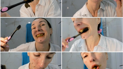 OksiLove - let's brush my teeth with poop paste