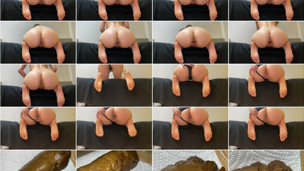 HolyCrap - double turd with my white vaginal cream