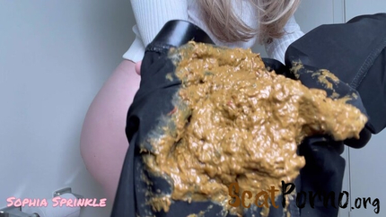 Sophia_Sprinkle - Mushy Leather Legging Explosion + Smear