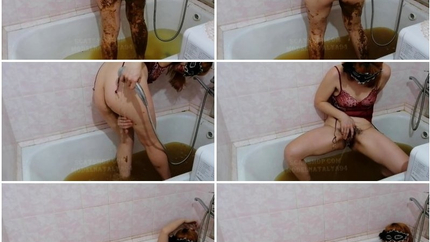 ModelNatalya94 - 2Olga washes in dirty water