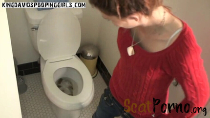 KingDavidPoopingGirls - Drew Huge Toilet Poop. P1