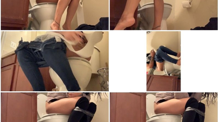 Toilet Diary Pooping Girl. P1