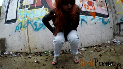 Graffiti with janet - Pooping in Public Place